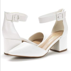Dream Paris low chunky heel with ankle strap!